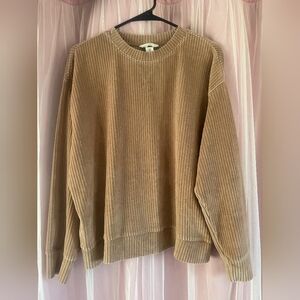 H&M Oversize fit Corduroy Sweater Size M